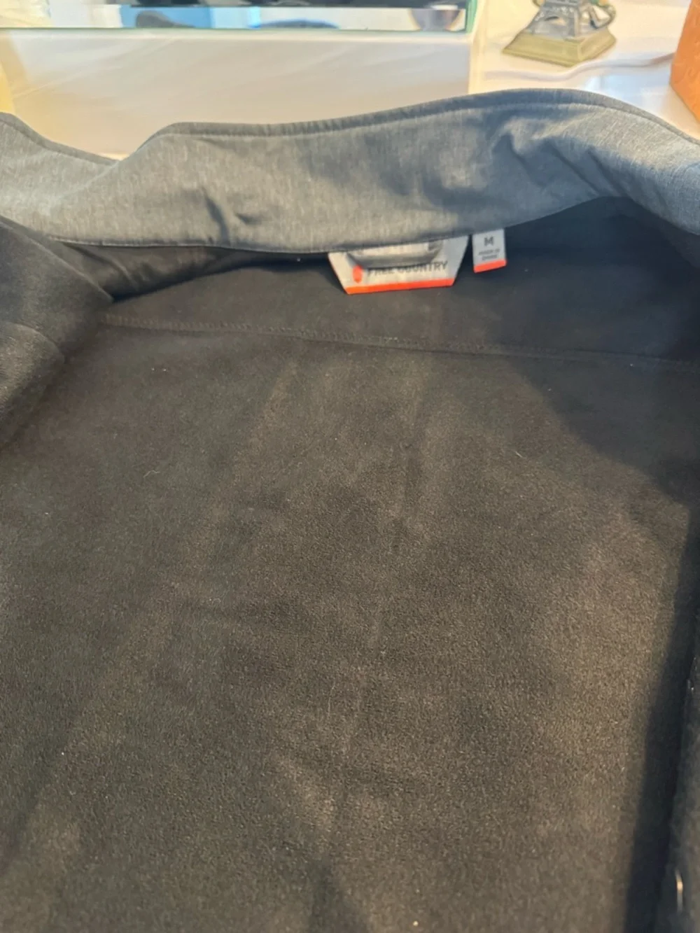 Free Country Men's Grey Heather Softshell Jacket USM